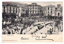 Cartolina sorrento piazza usato  Vetto