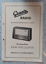 Graetz reparaturd liste gebraucht kaufen  Hille
