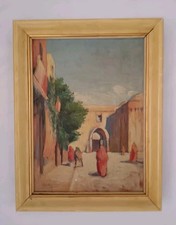 Damasco dipinto orientalista usato  Roma