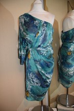 Catherine malandrino teal for sale  BOLTON