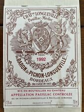 étiquette château pichon d'occasion  Toul