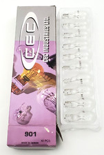 Usado, Caixa de 10 lâmpadas automotivas miniaturas CEC 901 13 volts 4 watts base cunha comprar usado  Enviando para Brazil
