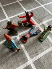 Lot figurines sioux d'occasion  Saint-Vincent-de-Tyrosse