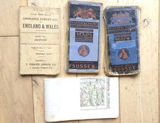 Collection vintage maps for sale  BEXHILL-ON-SEA