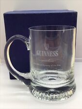 Guinness etched tankard for sale  WATLINGTON