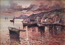 Grande paesaggio marino usato  Napoli