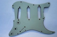 Vintage 62 Fender Stratocaster Pickguard Celulóide Verde Perfeito Strat Anos 60 RI comprar usado  Enviando para Brazil
