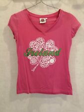 Shirt rose coton d'occasion  Bourg-de-Thizy