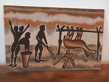 Tableau africain sable d'occasion  Roye