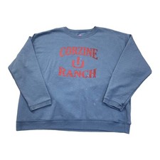 Hanes blue sweatshirt for sale  PONTEFRACT