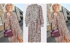 Pink leopard dress for sale  LIVERPOOL