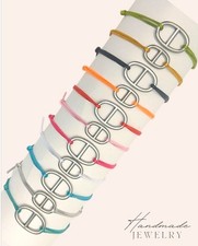Bracelet cordon maille d'occasion  Paris I