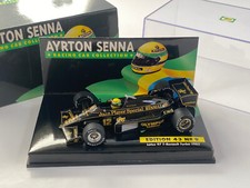 Carro modelo Ayrton Senna 1985 Minichamps 1:43 John Player Lotus 97 T-Renault F1 comprar usado  Enviando para Brazil