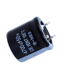 Capacitores eletrolíticos de alumínio 1/5 peças 25V-450V 47uF~47000uF para adaptador de energia comprar usado  Enviando para Brazil