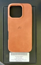 Capa Bullstrap couro minimalista iPhone 16 Pro compatível com MagSafe marrom Sienna comprar usado  Enviando para Brazil