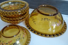 Vintage amber glass for sale  BRIDGNORTH