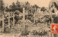 Cpa cimetiere carmelites d'occasion  Saint-Amans-Soult