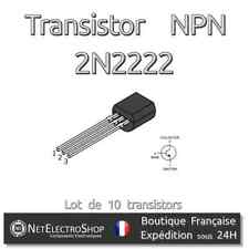 10x Transistors NPN 2N2222 TO-92, usado comprar usado  Enviando para Brazil