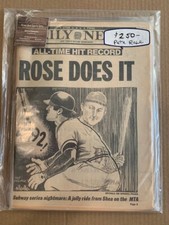 Jornal completo original Pete Rose MLB Hit King comprar usado  Enviando para Brazil