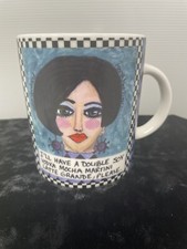 Caneca de café LOLLY LU Bad Girl Art "Vodka Mocha Martini Latte Grande" DIVA, usado comprar usado  Enviando para Brazil
