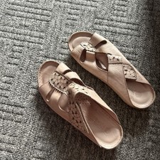 Pavers beige sandals for sale  KEIGHLEY