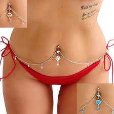 Piercing nombril chaîne d'occasion  France