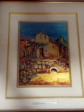 Quadro mattina calabria usato  Novara