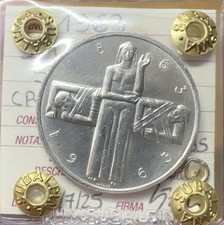 Moneta franchi 1963 usato  Beinasco