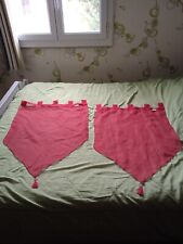 Paire rideaux rouges d'occasion  Guise