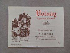 Etiquette bouteille vin d'occasion  Pontarlier