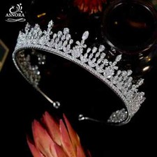 Coroa de noiva festa de casamento cocar acessórios de cabelo joias tiara princesa comprar usado  Enviando para Brazil