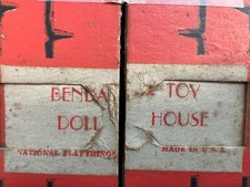 Raro Vintage Boneca Benda Brinquedo Casa de Bonecas por National Playthings, placa de fibra de metal comprar usado  Enviando para Brazil
