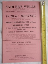 Sadler wells public for sale Sadler wells public for sale  ST. ALBANS