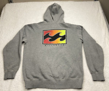 Jaqueta moletom com capuz Billabong masculina vintage L cinza zíper completo logotipo skate surf Y2K comprar usado  Enviando para Brazil