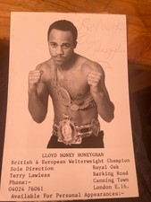 Lloyd honeyghan signed for sale  RHYL