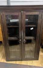 Dark wood display for sale  KINGSTON UPON THAMES