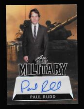 Paul Rudd 2024 Folha Exótica Autógrafo Militar Exército Prata Prizm #3/5 Homem-Formiga SP comprar usado  Enviando para Brazil