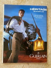 (¯`*•.¸ Publicité 1 page Parfum Héritage de Guerlain - Déc. 1993¸.•*´¯) d'occasion  Lyon VII