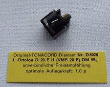 Tonacord diamant nadel gebraucht kaufen  Wipperfürth