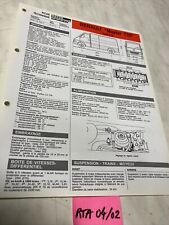 Fiche technique automobile d'occasion  Decize