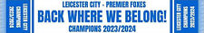 Leicester champions scarf for sale  LEICESTER