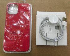 Capa de silicone vermelha e cabo de carregamento magnético POWLAKEN-WC09 para iPhone 12 e 12 Pro comprar usado  Enviando para Brazil