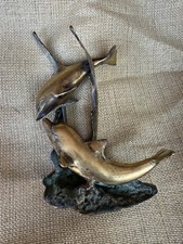 Bronze brass dolphins for sale  SHAFTESBURY
