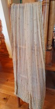 Dupatta creme vintage gebraucht kaufen  Göttingen
