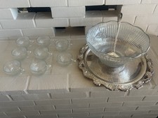 Vintage glass punch for sale  Eden