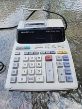 Calculadora de impressão desktop empresarial SHARP EL-1801V, adicionando máquina TESTADO/Funciona comprar usado  Enviando para Brazil