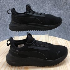 Tênis Puma Youth 6C preto Pacer Easy Street biqueira redonda amarrada casual 384436, usado comprar usado  Enviando para Brazil