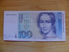 100 banknote geldschein gebraucht kaufen  Kelheim