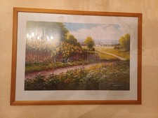 Naturbild glas holzrahmen gebraucht kaufen  Leipzig