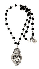Collana cuore sacro usato  Roma